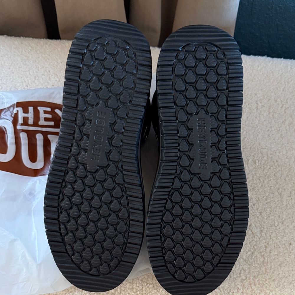 Hey Dude Men's Black Lace-Up Boots - Picture 3 of 5